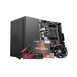 AMD RYZEN 5 5600G BIOSTAR A520MH 8GB RAM 256GB SSD Ready Budget PC